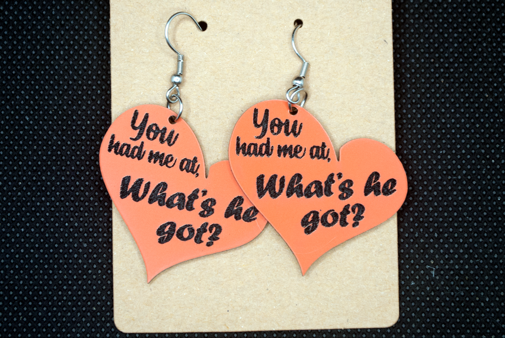 Buffalo Bandits "You had me at ....?" Earrings