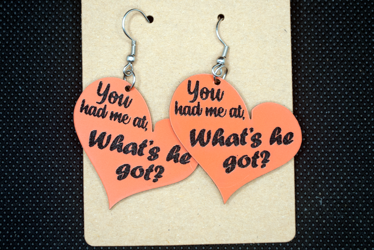 Buffalo Bandits "You had me at ....?" Earrings