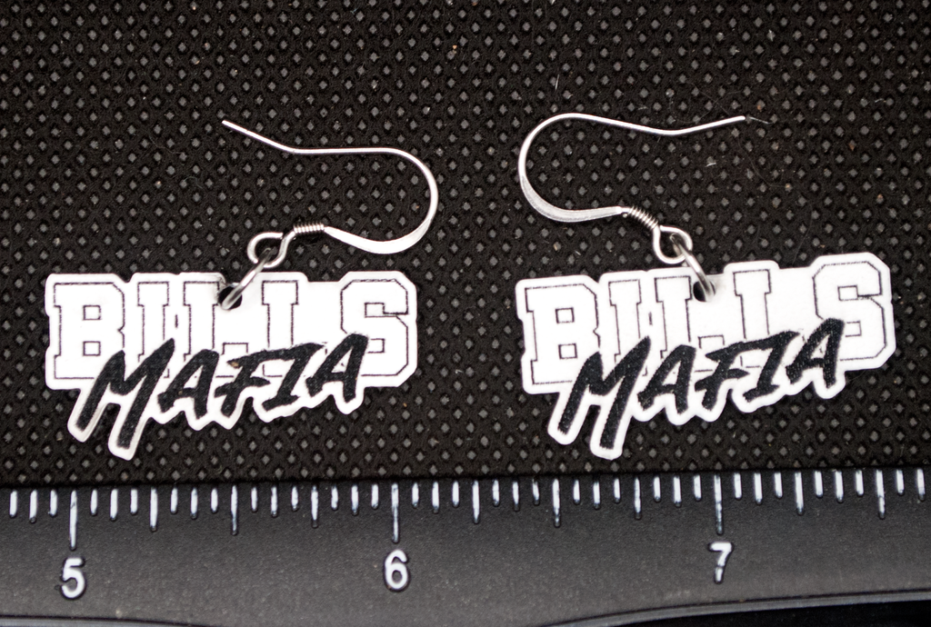 Bills Mafia Acrylic Earrings