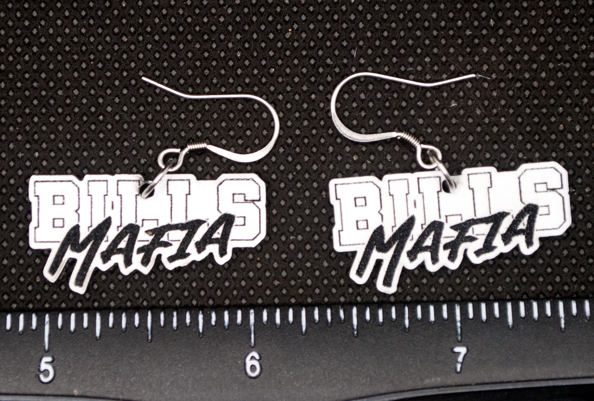 Bills Mafia Acrylic Earrings
