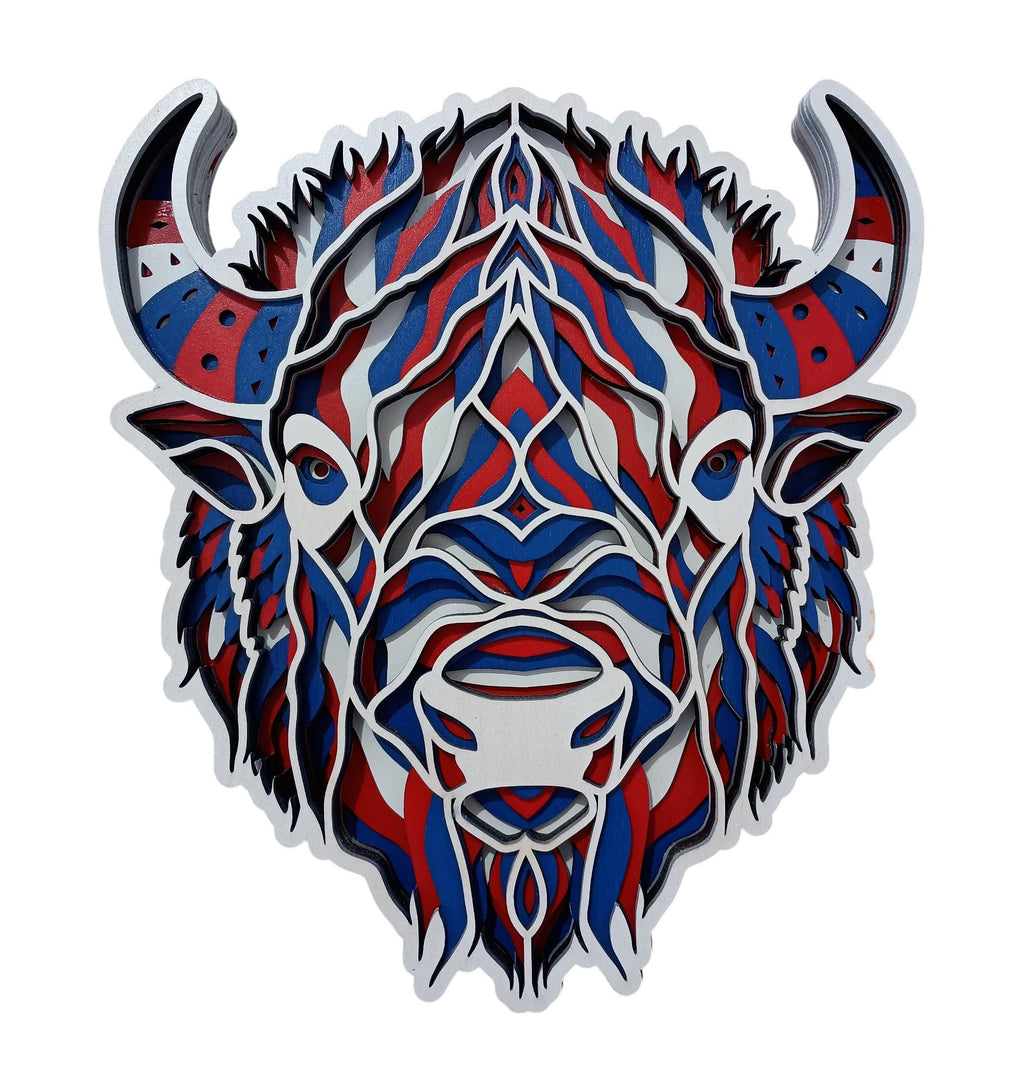 Buffalo Sports Bison head