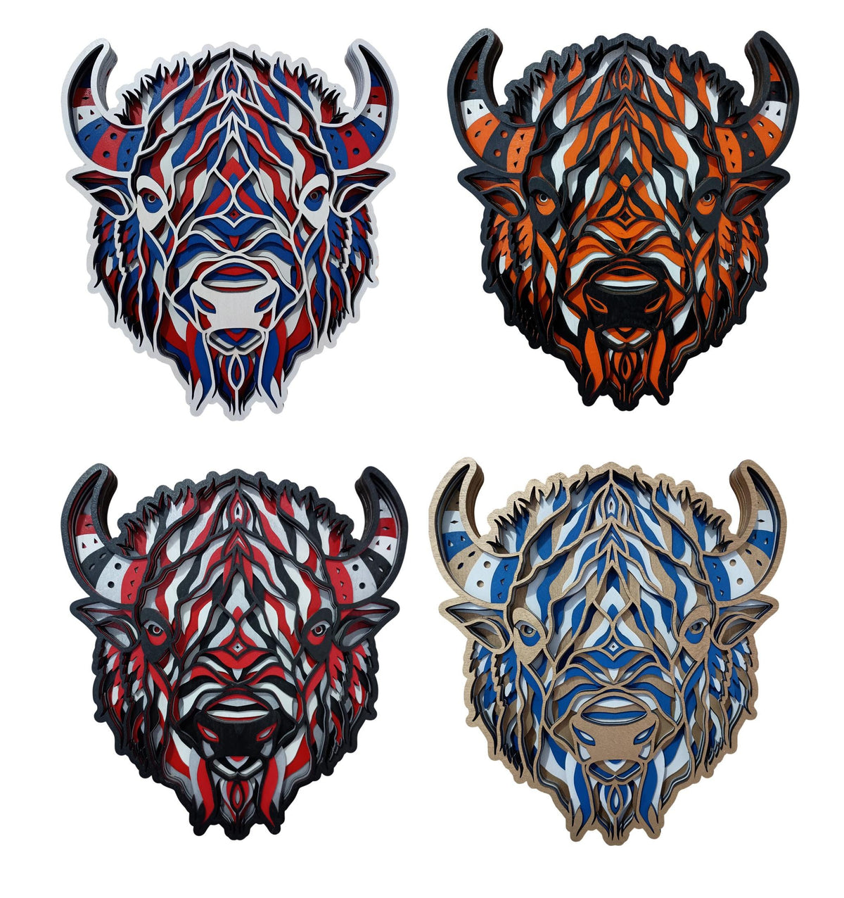 Buffalo Sports Bison head
